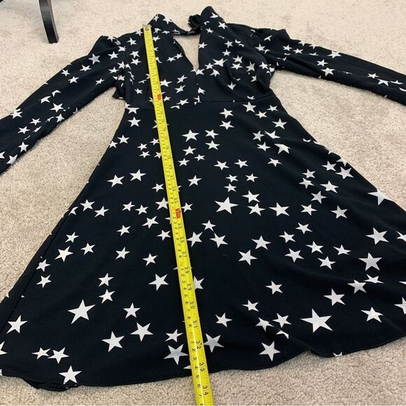 Atmosphere black white star dress Sz 2 - Picture 10 of 11